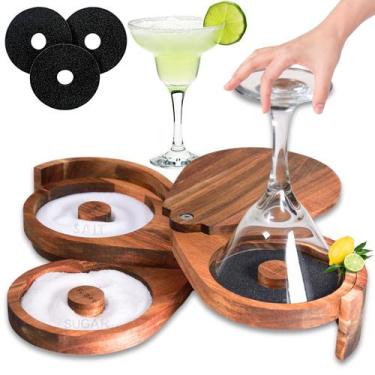 Imagem de Aplicador de Sal para Margarita G & J's Finest em Madeira de Acácia 3 