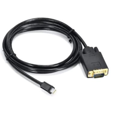 Imagem de Cabo Adaptador/Conversor, Mini Displayport Macho X Vga Macho, 1.80 Metros