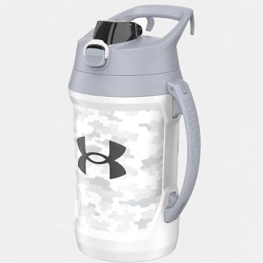 Imagem de Under Armour Jarro de água esportivo, garrafa de água isolada de 1,8 l com alça, 1,8 litro, gancho de cerca, resistente a vazamentos, beisebol, futebol e mais