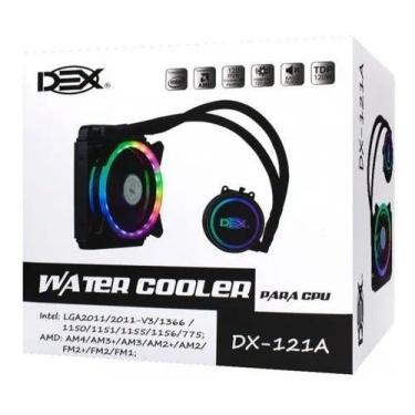 Imagem de Water Cooler C/ Led Rgb 120mm P/ Processador Amd / Intel DX-121A - dex