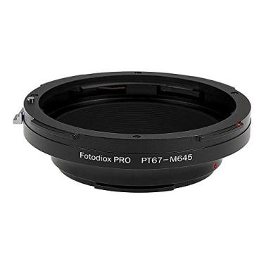 Imagem de Fotodiox Adaptador de montagem de lente Pro, lente Pentax 6x7,67 para adaptador de montagem de câmera Mamiya 645 - para Mamiya ZD, 645AFD III, 645AFD II, 645AF, 645E, M645 1000s, M645 PRO