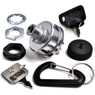 Imagem de Interruptor de ignição de interruptor HD substitui a eXmark Lazer Z XS e XP Series com a melhor proteção e atualização de chave de guarda-chuva – 3 chaves e mosquetão grátis