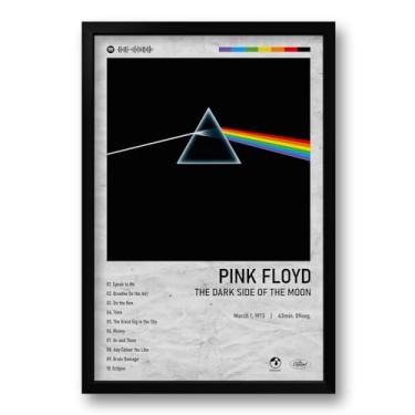 Imagem de Quadro Álbum Spotify The Dark Side of the Moon - Pink Floyd - 40x60cm