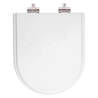 Imagem de Assento Sanitário Poliester Soft Close Smart Branco para vaso Celite