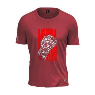 Imagem de Camiseta Luta Muay Thai Luva Mão Hand Soco Puch Shap Life-Unissex