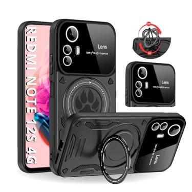 Imagem de Capa Capinha Armor Anti Choque Ring Luxo Para Redmi Note 12s 4G (Tela 6.43) + Anel Giratório + Proteção De Câmera - Proteção Militar