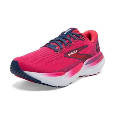 Imagem de Brooks Tênis de corrida feminino Glycerin GTS 21, Raspberry/Estate Blue, 34