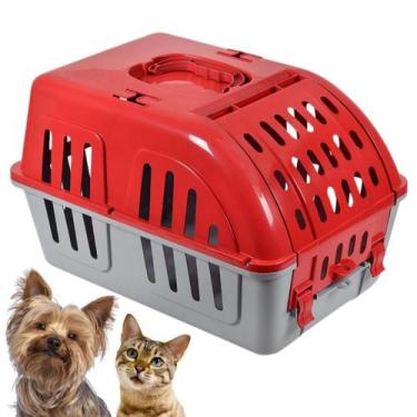 Imagem de Caixa de Transporte Para Cães Porte Pequeno Gatos Número 1 Four Plast 