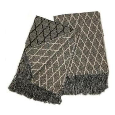 Imagem de Xale Manta para Sofá Poltrona Cama em Jacquard 1,40x1,60m Decorativa L