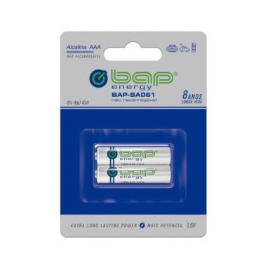 Imagem de Pilha Alcalina AAA 1,5V Com 2 Unidades BAPSA061 Bap Energy