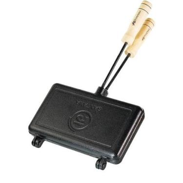 Imagem de Sanduicheira Dupla Chapa Fogão Ferro Fundido - Fundição santana