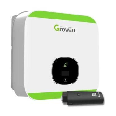 Imagem de Inversor solar ongrid 5kw growatt min5000tl-x monofasico 220v 2mppt c/