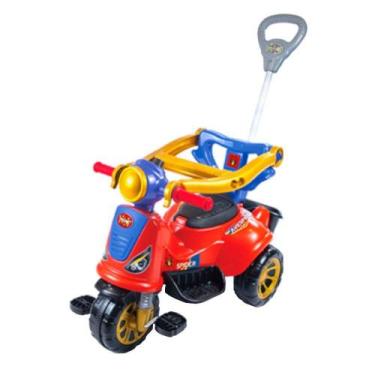 Imagem de Triciclo Infantil Maral 3058 Avespa Spider Passeio e Pedal