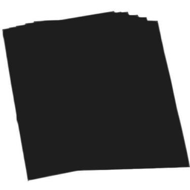 Imagem de Contra Capa para Encadernação A4 Preta Fosca - Pacote com 100 Peças - 
