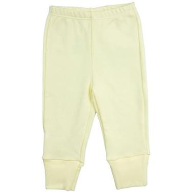 Imagem de Calça Bebê Básica Lisa com Pé Reversível Algodão Egípcio - Bibe, Amare