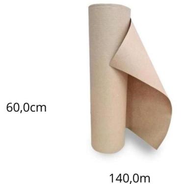 Imagem de Papel Semi KRAFT Bobina 60CM X 140M 60G - ALTA Qualidade e Versatilida