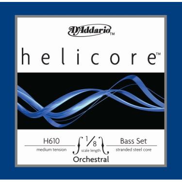 Imagem de D'Addario Helicore Orch Bass 10Bk Conjunto 1/8 M (H6101/8M-B10)