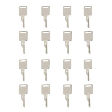 Imagem de AFEISOL 6693241 16 peças chaves de ignição D250 chaves de equipamento pesado compatíveis com Bobcat Case IH Skid Steer Loader e mais 6709527 307852A1