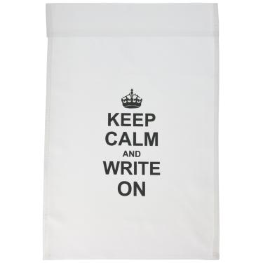 Imagem de 3dRose fl_157787_1 Keep Calm and Write On-Carry on Writing - Autor Phd Thesis Writer Presentes divertidos humor engraçado bandeira de jardim, 30 x 45 cm