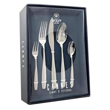 Imagem de Faqueiro 30 Peças completo Inox Cannes Wolff