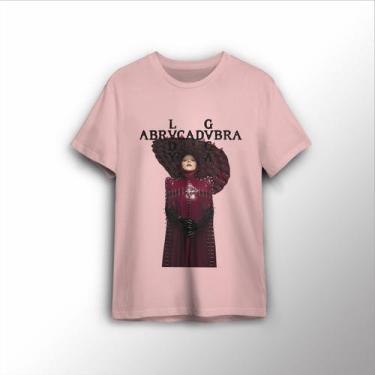Imagem de T-shirt Estampa Personalizada Abracadabra Lady Gaga - Lobo Sete, Rosa 