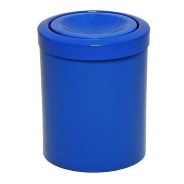 Imagem de Cesto Lixeira 12 Litros Tampa Meia Lua Esfera - JSN