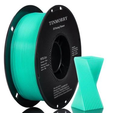 Imagem de Filamento para impressora 3D TINMORRY PETG-Eco 1,75 mm verde menta 1 k