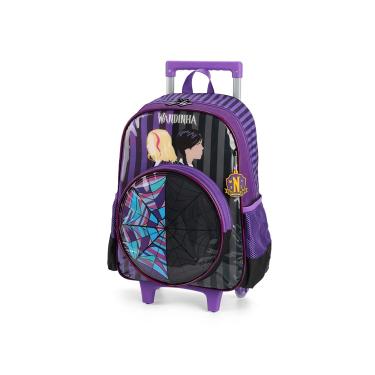 Imagem de Mochila Wandinha com Rodas Roxa
