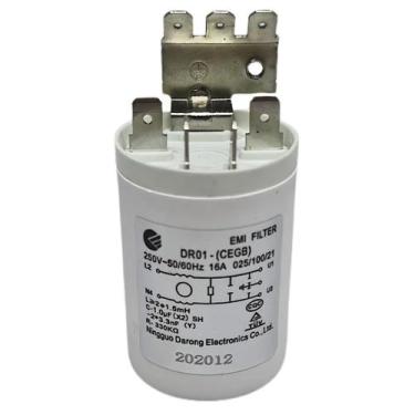 Imagem de Filtro Eletromagnético 250V 16A DR01-CEGB para Lavadoras e Secadoras P