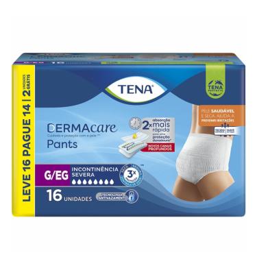 Imagem de Roupa Íntima Tena Dermacare Pants G/EG 16 Unidades