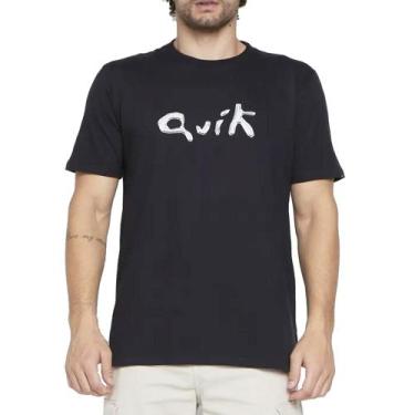 Imagem de Camiseta Quiksilver Quik Liquid Preta, P, Preto
