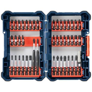 Imagem de Kit Parafusadeira 44 peças com Estojo, BOSCH SDMS44, Azul