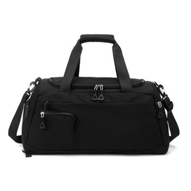Imagem de Bolsa Mala De Viagem Academia Multifuncional De Grande Capacidade(preto)