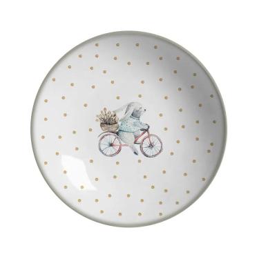 Imagem de Jogo De Pratos Pascoa Fundo Coup Coelho C/6 Und 1Linha