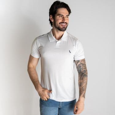 Imagem de Camisa Polo Pima Reserva Branca-Masculino