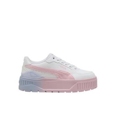 Imagem de PUMA Tênis infantil unissex Karmen Ii Idol (criança grande), Puma Branco/rosa malva/clima frio, 19 BR