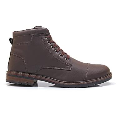 Imagem de Bota Coturno Casual Masculino 210A (Marrom, 44, BR, Adulto, Numérico, 44)
