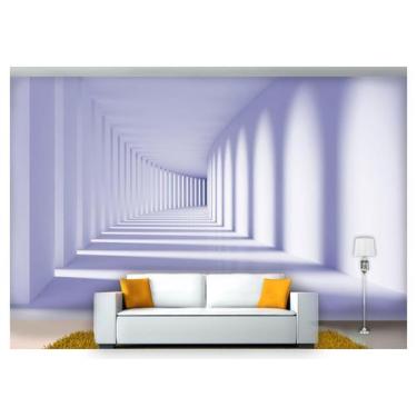 Imagem de Papel De Parede Túnel Profundo Geométrico 3D At09 - Você Decora