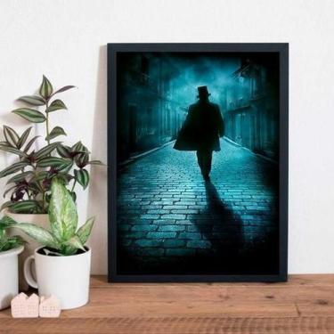 Imagem de Quadro Senhor Tranca Rua Das Almas 45X34Cm - Madeira Preta - Quadros O