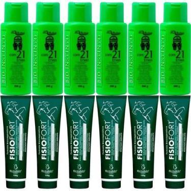 Imagem de Atacado 6 Pomada Massageadora Fisiofort 6 Gel Detonador 100G - Bio Ins