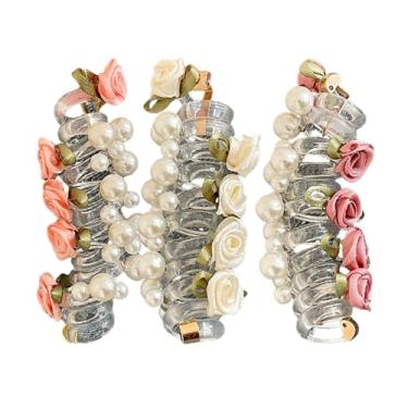 Imagem de Cordões de cabelo para telefone - faixas de cabelo coloridas para linha telefônica, suportes de estilo rabo de cavalo para crianças, meninas, adolescentes, atividades esportivas, uso diário, escola