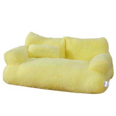 Imagem de Cama para Gato Ultra-Soft Plush Camas Cães e Gatos de Interior Sofá Aliviar Pressão Muscular Articular Design Privado Confortável Removível Lavável Anti-Derrapante Conforto Pets