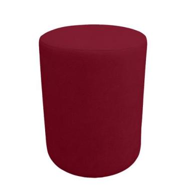 Imagem de Puff Cilindro Live para Sala e Quarto Suede  - LH Decor - Los Hermanos