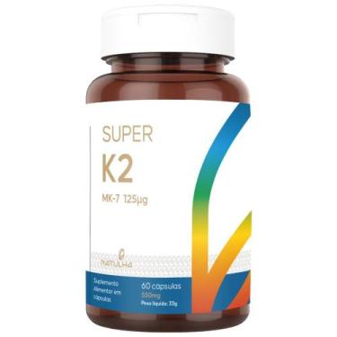 Imagem de Super K2 (Menaquinona-7) 125mcg 60 cápsulas - Natulha