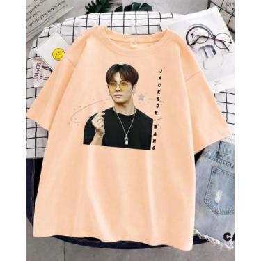 Imagem de Camiseta Jackson Wang Aesthetic Unissex - Sneko Store, Creme poliéster