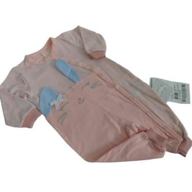 Imagem de Macacão Longo Bebê Menina Bordado Le Bhua / Paraiso Rf 13331, RN ( 0 -