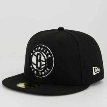 Imagem de Boné New Era NBA Brooklyn Nets 5950 Preto-Unissex