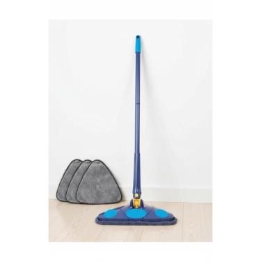 Imagem de Mop Triangular Giratório 360 3 Refis Limpeza Profunda - Congratulation