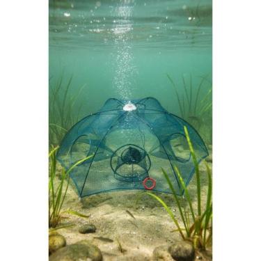 Imagem de Armadilha Covo 90x90cm Verde: Capture Peixes, Camarões e Lam - Congrat