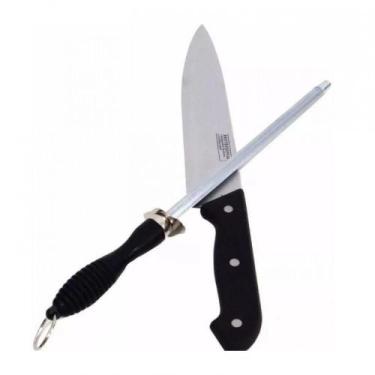 Imagem de Kit Para Churrasco Chaira 7,5" E Faca Inox 8" Cabo Plastico - WELLMIX
